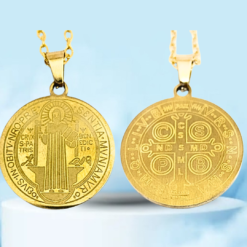 Collar Medalla San Benito