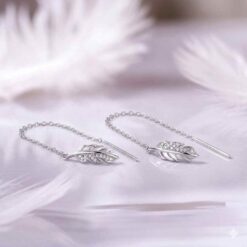 Aretes Plumas de Ángel
