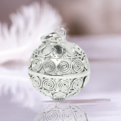 Llamador de Ángeles  Mándala de Plata  