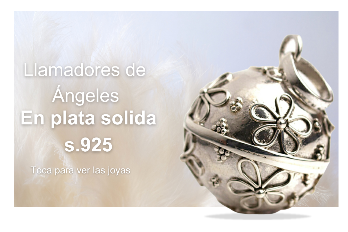 Llamador de Ángeles Plata solida s.925