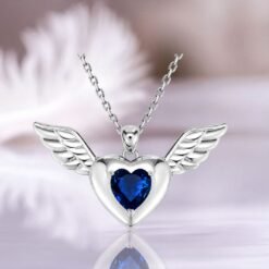  Collar Corazón Alado del Arcángel Miguel