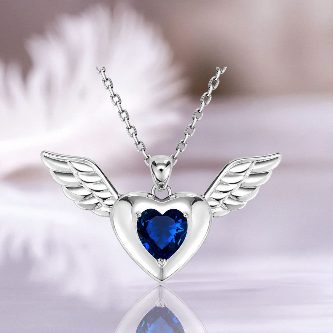 Collar Corazón Alado del Arcángel Miguel