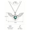 Collar Corazón Alado del Arcángel Rafael - Imagen 3
