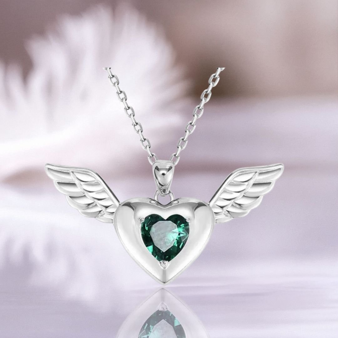 Collar Corazón Alado del Arcángel Rafael